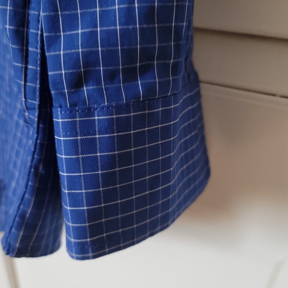 ANTIGUA Men's Checkered Pattern Dress Shirt w. Giants Logo Embroidered, Size M - Picture 7 of 9